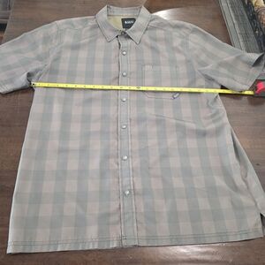 5.11 Tactical Short-Sleeve Plaid Button-Up Shirt - Gray & Tan